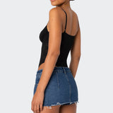 Raven Cupped Eyelet Bodysuit
