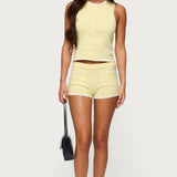 Leila Scalloped Knit Tank Top