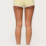 Leila Scalloped Knit Shorts