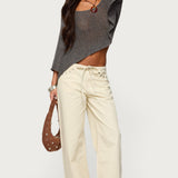 Laline Oversized Knit Crop Top
