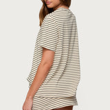 Brena Striped Oversized T Shirt