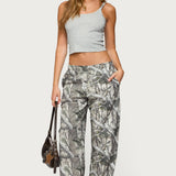 Camo Straight Leg Joggers