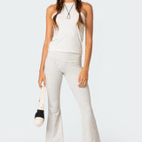 Naomi Foldover Flared Leggings