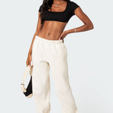 Square Neck Ribbed Crop Top