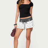 Marniee Mixed Print Pleated Mini Skort