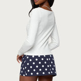 Savi Boat Neck Long Sleeve Top