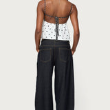 Tilly Mixed Print Top