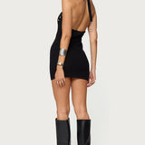 Jaylee Iridescent Knit Mini Dress