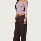 Emmiline Lacey Off Shoulder Top