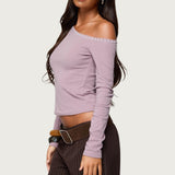Emmiline Lacey Off Shoulder Top