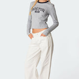 Boston Long Sleeve T Shirt