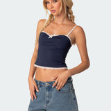 Alara Lace Trim Tank Top