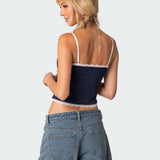 Alara Lace Trim Tank Top