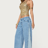 Pasha Sequin Tank Top