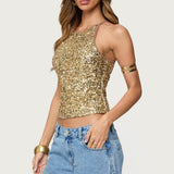 Pasha Sequin Tank Top