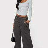 Wrenn Studded Wide Leg Joggers