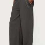 Wrenn Studded Wide Leg Joggers