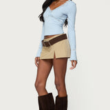 Mathilda Lacey Bell Sleeve Top