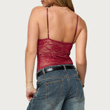 Nolyn Sheer Lace V Neck Bodysuit