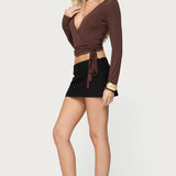 Malenna Wrap Top