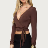 Malenna Wrap Top