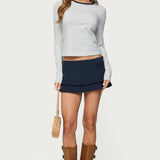 Brianna Striped Long Sleeve T Shirt