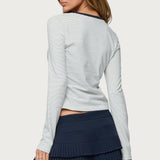 Brianna Striped Long Sleeve T Shirt