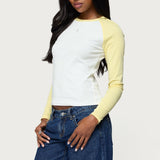 Tommi Raglan Long Sleeve T Shirt