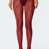 Lacey Fishnet Tights