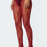 Lacey Fishnet Tights