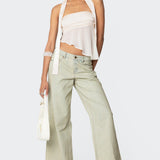 Asymmetric Two Piece Scarf Top