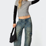Lucine Layered Long Sleeve T Shirt