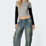Lucine Layered Long Sleeve T Shirt