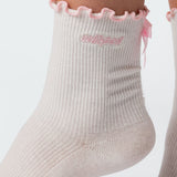 Contrast Frill Socks