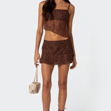Lyra Open Back Lace Tank Top