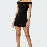 Carey Asymmetric Mini Dress