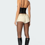 Studded Faux Leather Corset