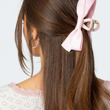 Satin Bow Hair Clip