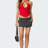 Lou Crossover Beaded Corset