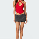 Lou Crossover Beaded Corset