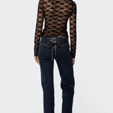 Mykonos Sheer Lace Top