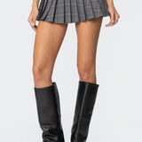 Palmer Plaid Pleated Mini Skort