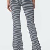 Kaeli Stripey Flared Leggings