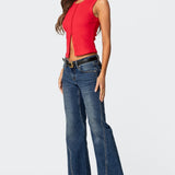 Basel Button Up Tank Top