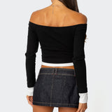 Jovi Layered Off Shoulder Top