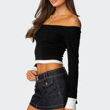 Jovi Layered Off Shoulder Top