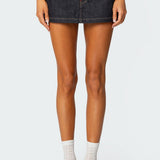 Rae Denim Mini Skort