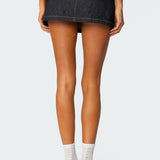 Rae Denim Mini Skort