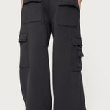 Petite Wide Leg Cargo Joggers