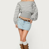 Petite Chiara Denim Micro Skirt